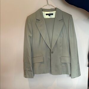 Anne Klein Light Gray Blazer and Trousers SET